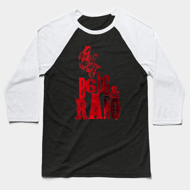 B6b6&Raño Baseball T-Shirt by massavage